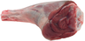 Topfoods mutton hindshank ca1,1kg halal, frozen