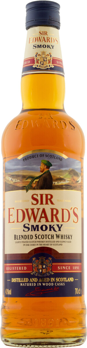 Sir Edward's Smoky Blended Scotch Whisky 0,7l viski