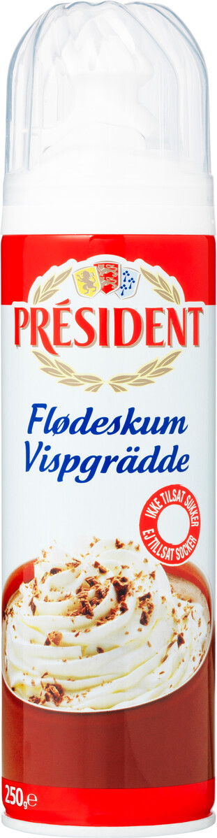 Président whipped cream spray 250g