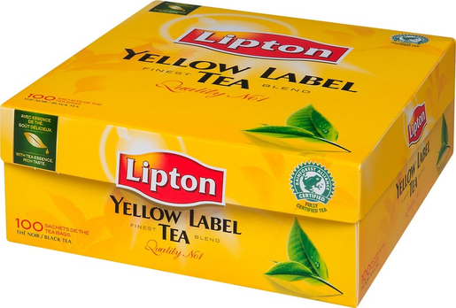 Lipton Yellow label musta tee 100ps