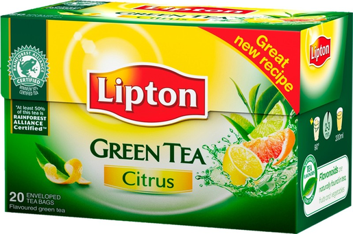 Lipton Green citrus tee 20ps