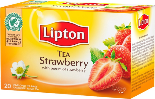 Lipton strawberry svart te 20ps
