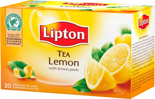 Lipton lemon musta tee 20ps