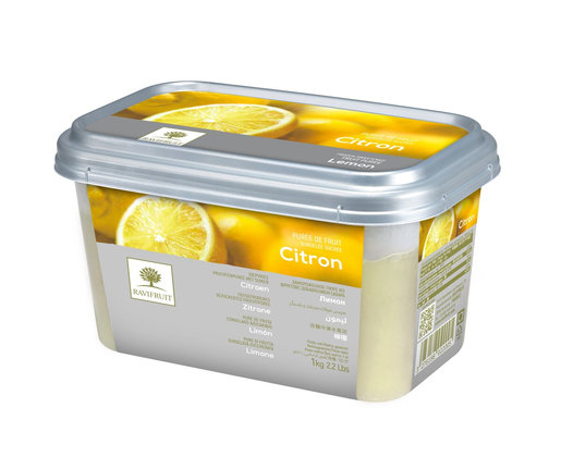 Ravifruit lemon puree 90% 1kg frozen