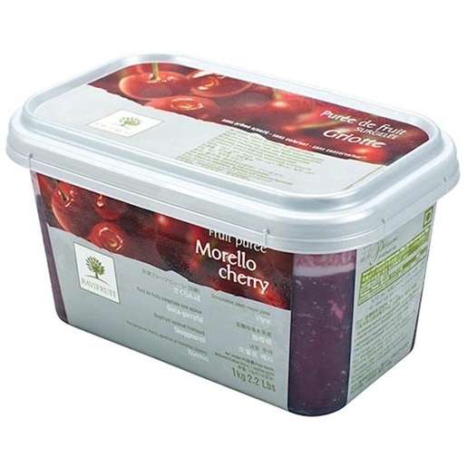 Ravifruit Morello cherry puree 90% 1kg frozen