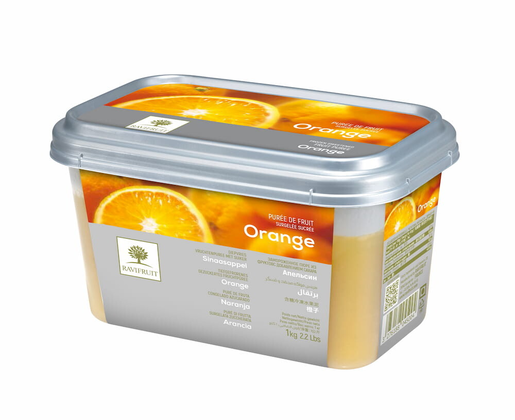 Ravifruit orange puree 90% 1kg frozen