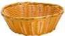 Basket oval 23x15x6cm brown, PP plastic, dishwasher safe