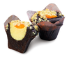 Bakeline choklad-ostkaka muffins 24x135g baked,djupfryst