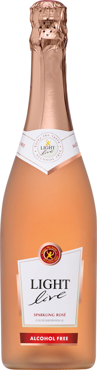 Light Live rosé alcohol free sparkling wine 0,75l