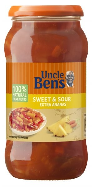 Uncle Ben's sweets&sour extra ananas ateriakastike 450g