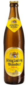 König Ludwig 0,5L bottle Weissbier 5,5% wheatbeer