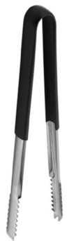 Toothed tongs 23cm ss/plastic