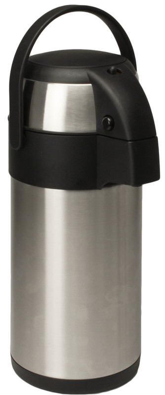 E. Ahlström Pump vacuum jug 3l black plastic, steel core