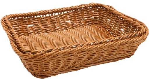 E. Ahlström Basket GN 1/2-65 brown, plastic weave 32,5x26,5x6,5cm