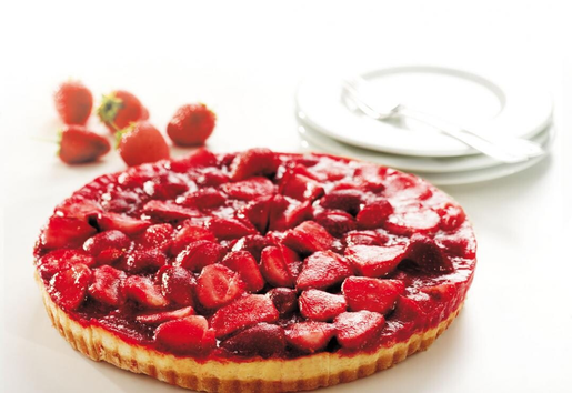 RF Strawberry Cheese cake 1450g sliced in 12 portions