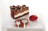 RF chocolate cake crunchy style 1,6kg/12 portions frozen