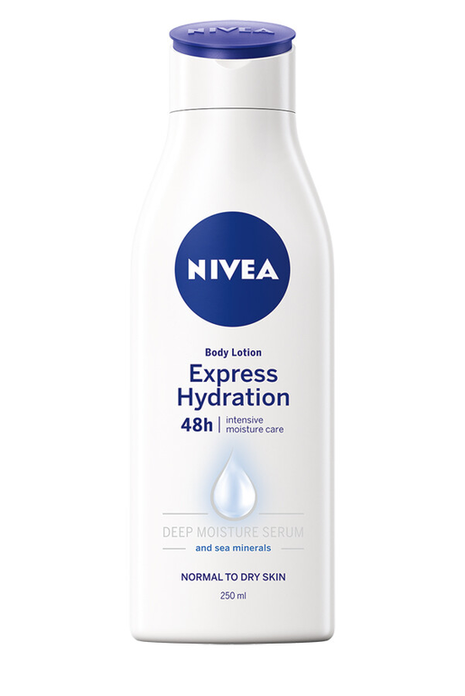 Nivea Express Hydration Body Lotion vartaloemulsio normaalille ja kuivalle iholle 250ml