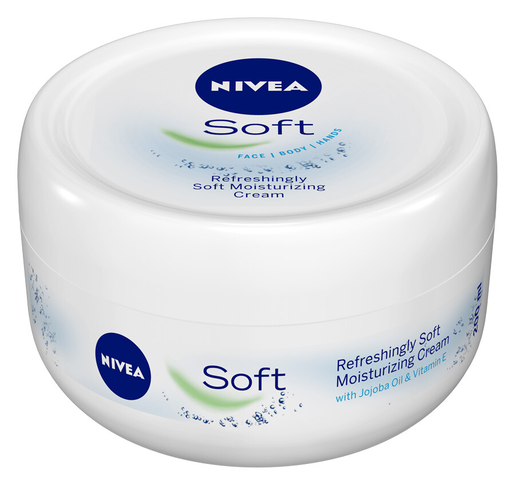 NIVEA Soft 200ml Moisturizing Cream Face & Body & Hands -kosteusvoide