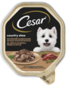 Cesar country kitchen kalkkunaa, härkää ja yrttejä kastikkeessa koiran märkäruoka 150g
