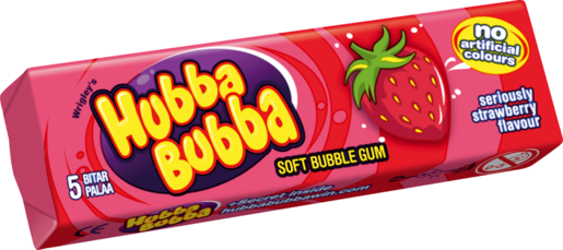 HUBBA BUBBA 35G SERIOUSLY STRAWBERRY CHEWING GUM
