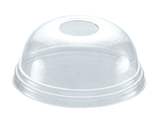 Huhtamaki 100x95mm degradable dome lid with hole