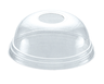 Huhtamaki dome lid with hole 95mm 100pcs recycled material
