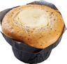 CSM Muffin poppy lemon 24x130g/3,12kg muffinssi, pakaste