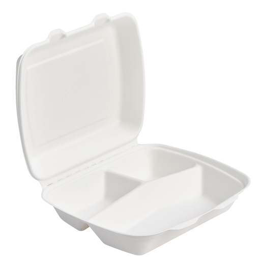 Fredman Bio lunchbox 3-part 24,4x20,8x7cm 100pcs/bag 2bags/box