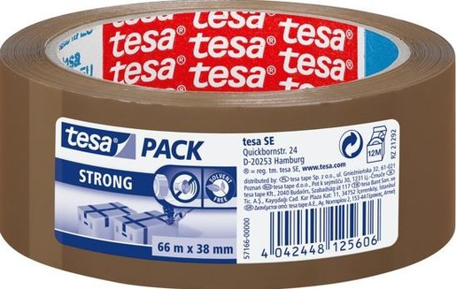 Tesa brown packagingtape 66mx38mm