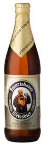Franziskaner Hefe Weissbier beer 5% 0,5l bottle
