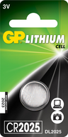 GP CR 2025-C1 3V lithium cell lithium paristo