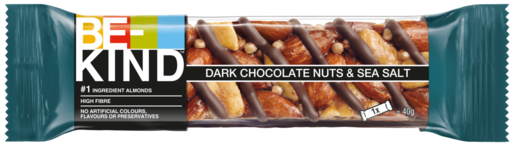 BE-KIND Dark Chocolate Nuts & Seasalt pähkinäpatukka 40g