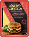Castello Burger Cheddar cheese slices 150g