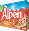 Alpen omena-mansikka jogurtinmakuinen kuorrutus moniviljapatukka 5x29g