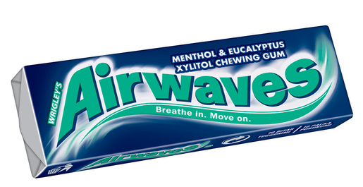 Airwaves menthol&eucalyptus chewing gum 14g