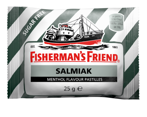 Fisherman's Friend salmiak halspastiller 25g sockerfri