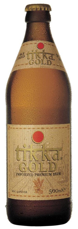 Tikka Gold 5% 0,5l beer bottle