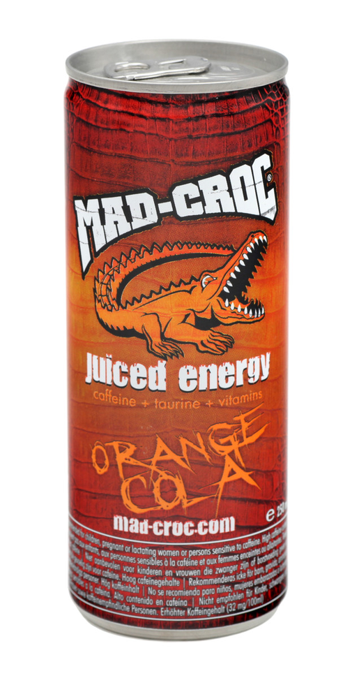 Mad-Croc apelsin cola energijuicedryck 250ml