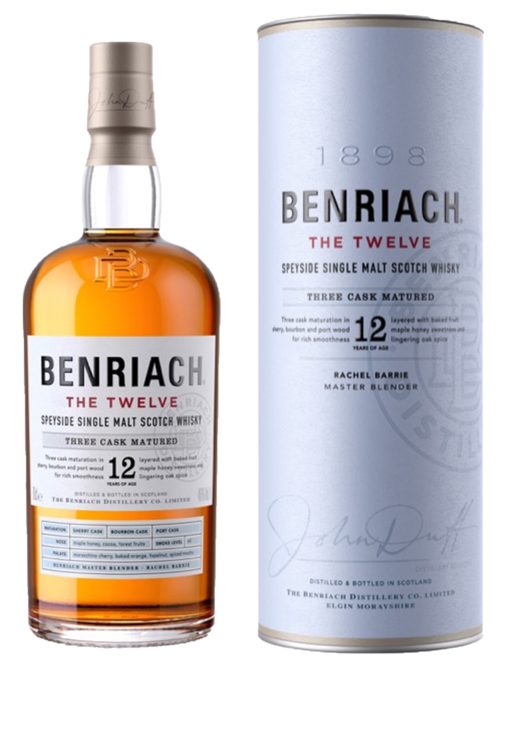 Benriach 12 YO single malt 46% 0,7l whiskey