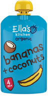 Ellas Kitchen ekologist banan-kokos puré 4mån 120g