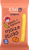 Ellas Kitchen organic peach-banana maize stick 16g