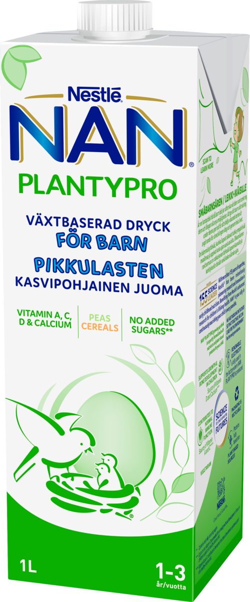 Nestlé NAN PLANTYPRO pikkulasten kasvipohjainen juoma 1000ml