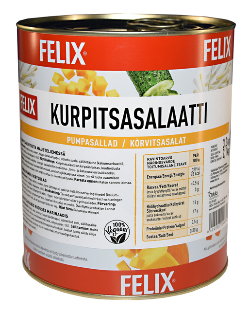 Felix pumpasallad i kryddlag3,2/2,1kg