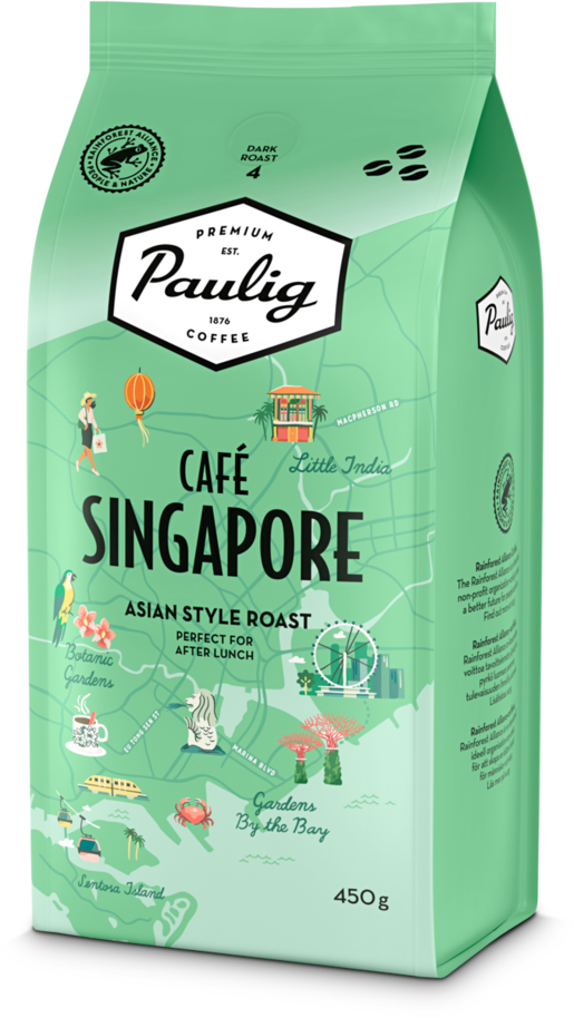 Paulig Café Singapore coffee bean 450g