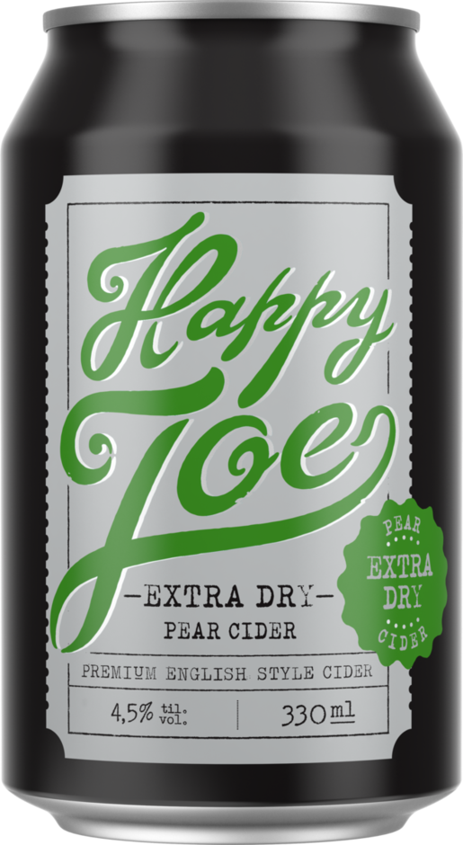 Happy Joe Extra Dry Pear cider 4,5% 0,33l