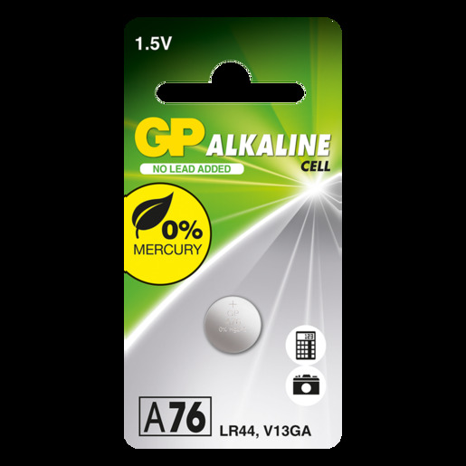 GP 76A-C1/LR44/LR1154 1,5V Alkaline cell
