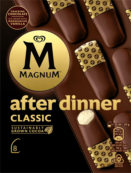 Magnum after dinner glass 8x35ml flerpack