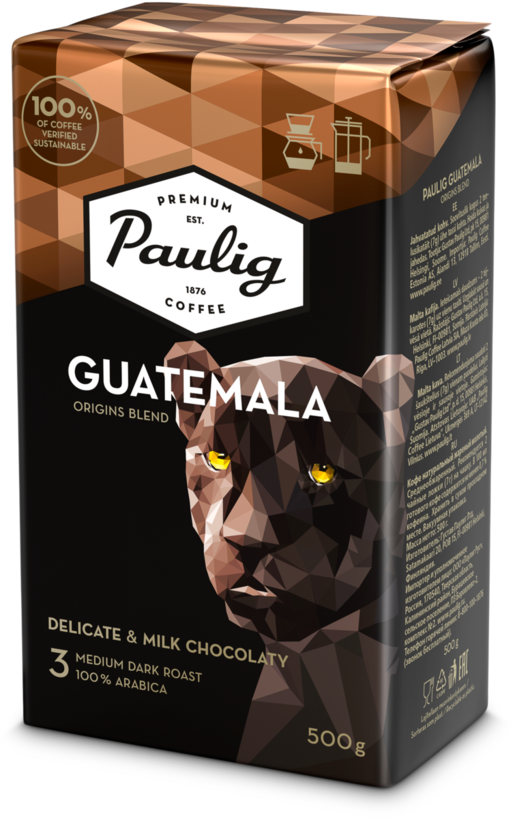 Paulig Origins Blend Guatemal filter ground coffee 500g