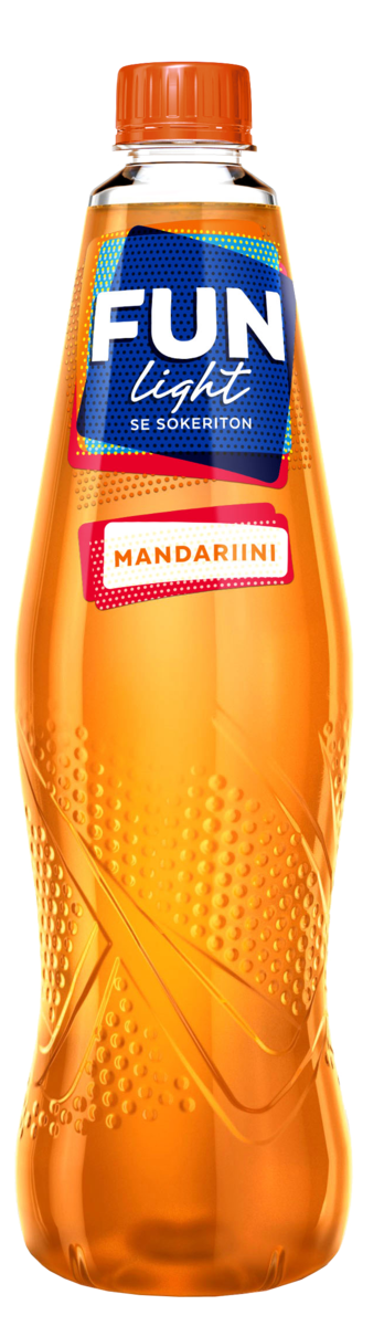 FUN Light mandarin smakande dryckeskoncentrat 0,5l