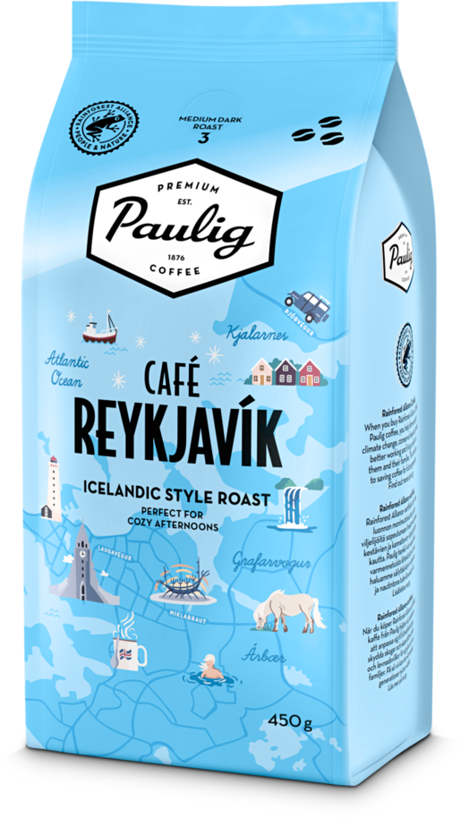 Paulig Café Reykjavik kaffebönor 450g